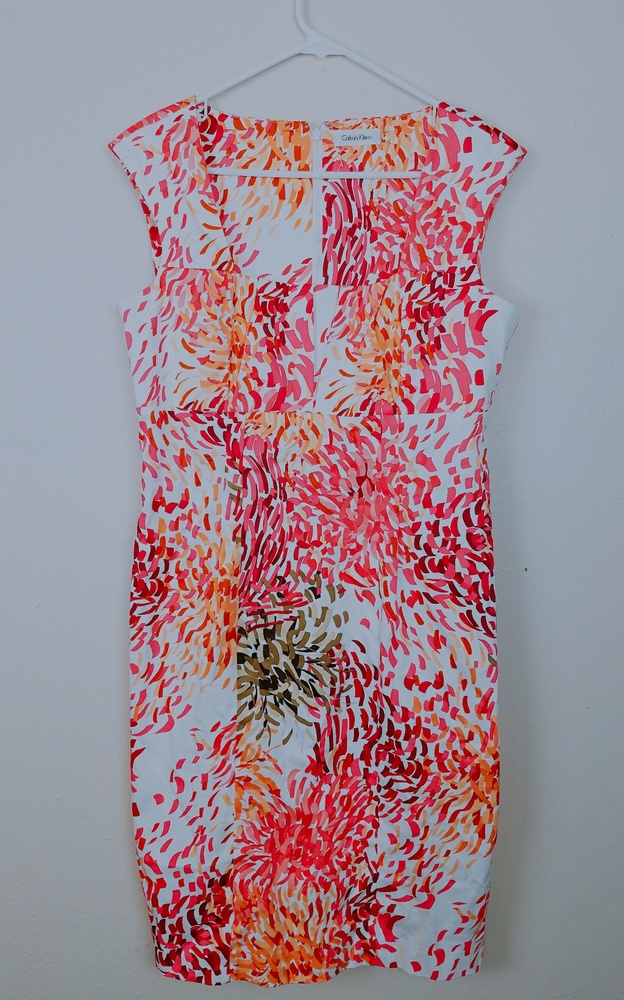 Calvin Klein | Confetti Sheath Dress | Size 10